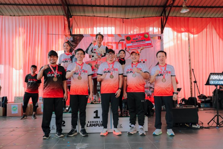 Justice Run 2026, Gubernur Lampung Dorong Budaya Hidup Sehat dan Aktif