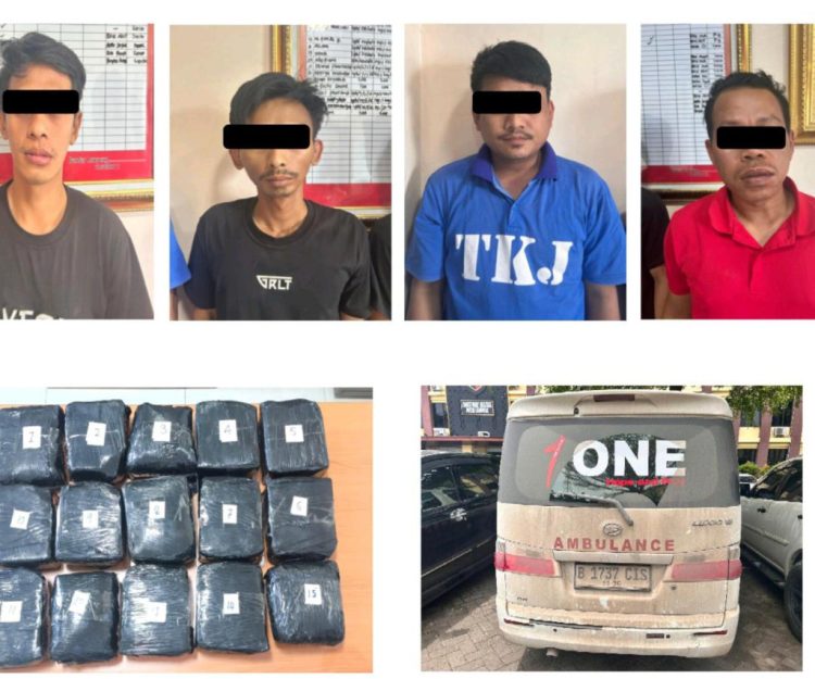 Aksi Licik Kurir Narkoba, Gunakan Ambulans untuk Selundupkan Sabu