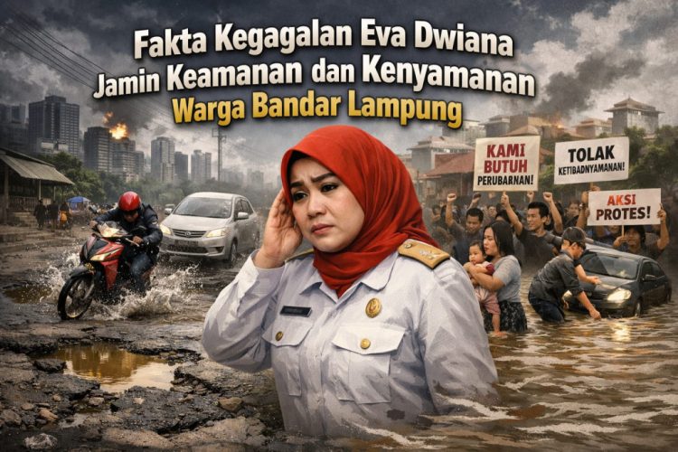 Banjir Berulang, Kinerja Eva Dwiana Disorot Warga Bandar Lampung