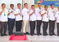 Kantah Tanggamus Hadiri Launching Pelayanan Samsat Talang Padang dan Penyerahan SPPT PBB-P2