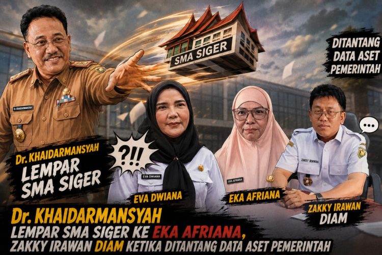 Polemik SMA Siger Memanas, Zakky Irawan Diam Saat Ditanya Dugaan Perpindahan Aset