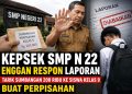 Siswa Kelas 9 Diminta Bayar Perpisahan, Kepsek SMPN 22 Bungkam
