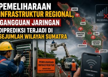 Jaringan Seluler dan Internet di Sumatra Berpotensi Terganggu Selama 12 Jam