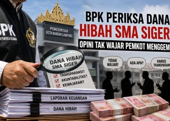 Dana Hibah SMA Siger Disorot BPK, Pemkot Bandar Lampung Terancam Opini Tidak Wajar
