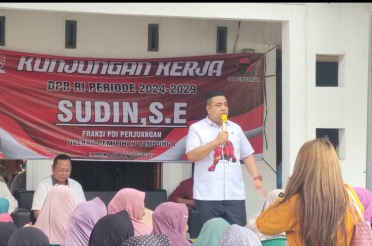 Anggota DPR RI Sudin Temui Warga Rajabasa, Bahas Keamanan dan Aspirasi Desa