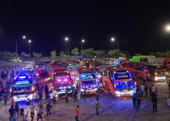 Pengawalan Berlapis Massa Buruh Lampung ke Monas, Polisi Pastikan Aman