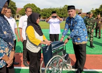 Sekda Pringsewu Pimpin Upacara Hardiknas, Soroti Peran Pendidikan
