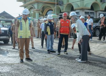 Pemprov Lampung Bangun Jalan Pattimura Metro, Targetkan Kemantapan Jalan Capai 96 Persen