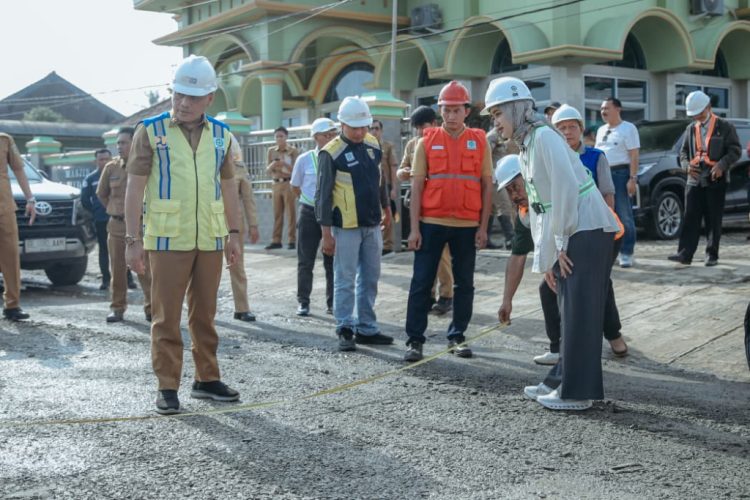 Pemprov Lampung Bangun Jalan Pattimura Metro, Targetkan Kemantapan Jalan Capai 96 Persen