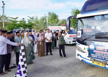 27 Jamaah Haji Pringsewu Kloter 31 Resmi Diberangkatkan ke Tanah Suci