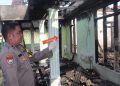 Diduga Korsleting Saat Cas HP, Rumah ASN di Pringsewu Ludes Terbakar