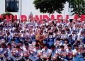 Ratusan Siswa SMAN 1 Bandar Lampung Antusias Berebut Majalah Pendidikan Narasi