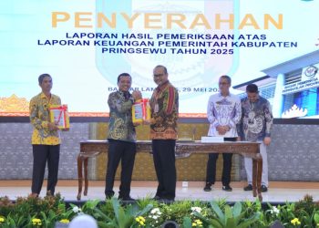 Prestasi Gemilang, Kabupaten Pringsewu Pertahankan WTP Selama 11 Tahun