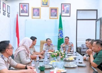 Perkuat Sinergi Antarinstansi, Kapolres Tanggamus Kunjungi Kantor Pertanahan Kabupaten Tanggamus