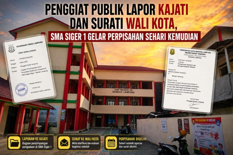 Sehari Setelah Dilaporkan ke Kajati, SMA Siger 1 Bandar Lampung Gelar Perpisahan Siswa