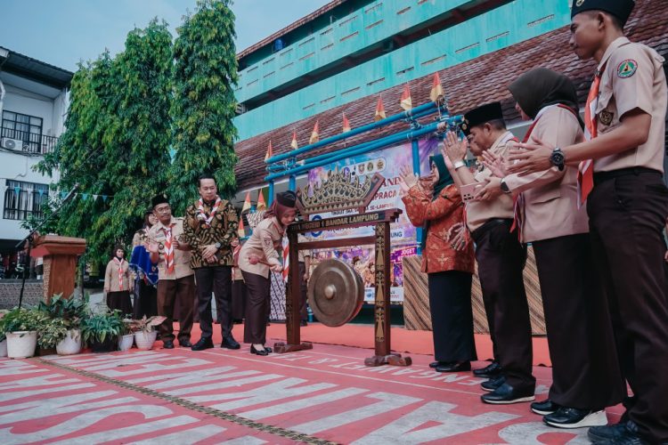 Pramuka Jadi Garda Terdepan Pembentukan Karakter Generasi Muda, Wagub Lampung Tekankan Peran Strategis