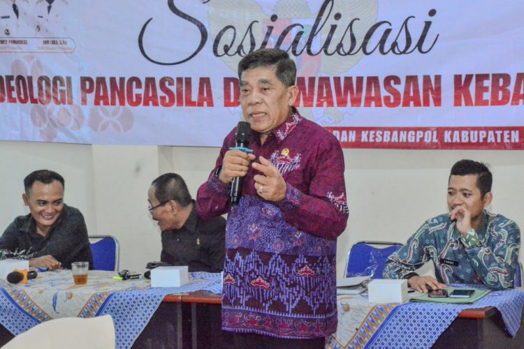 Sudiyono dan Bambang Sugeng Iriyanto Jadi Narasumber Sosialisasi Pancasila di Pringsewu