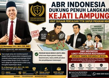 Dugaan Percaloan Titik Dapur MBG Jadi Sorotan, ABR Indonesia Buka Pengaduan Gratis