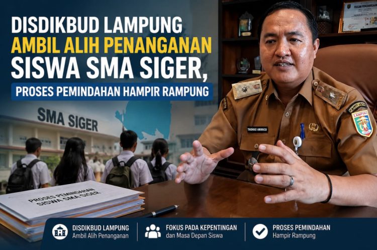 73 Siswa SMA Siger Sudah Dipindahkan, Disdikbud Pastikan Proses Berjalan Aman