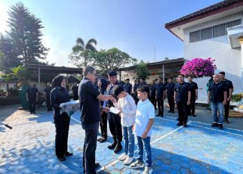 Dukung Generasi Unggul, Lapas Kalianda Berikan Beasiswa bagi Putra-Putri Berprestasi