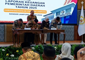 Hadiri Penyerahan LHP BPK, Benny Raharjo Apresiasi Raihan WTP Lampung Selatan