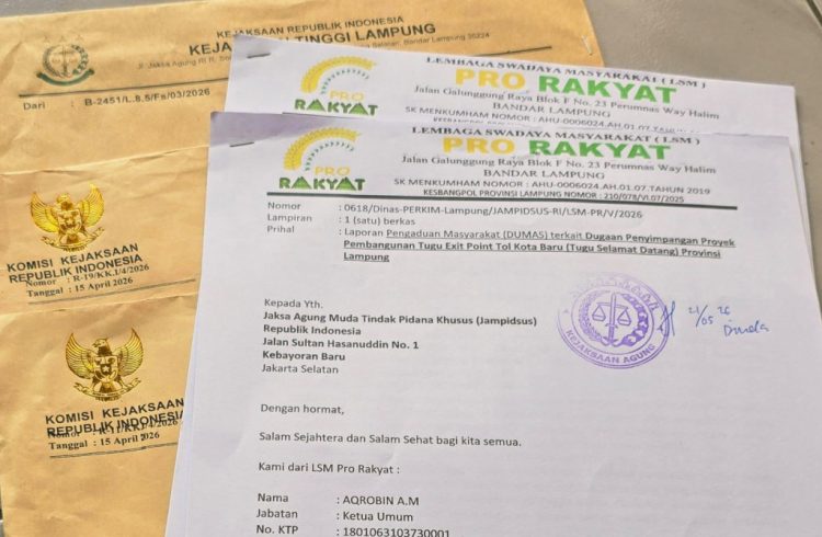 Proyek Tugu Selamat Datang ITERA Jadi Sorotan, LSM Minta Kejagung Usut Dugaan Penyimpangan