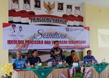 Pemkab Pringsewu Gelar Sosialisasi Pancasila di 40 Pekon dan Kelurahan, Bupati Tekankan Persatuan