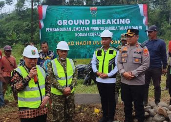 Program Prabowo Masuk Pelosok, Empat Jembatan Strategis Dibangun di Tanggamus