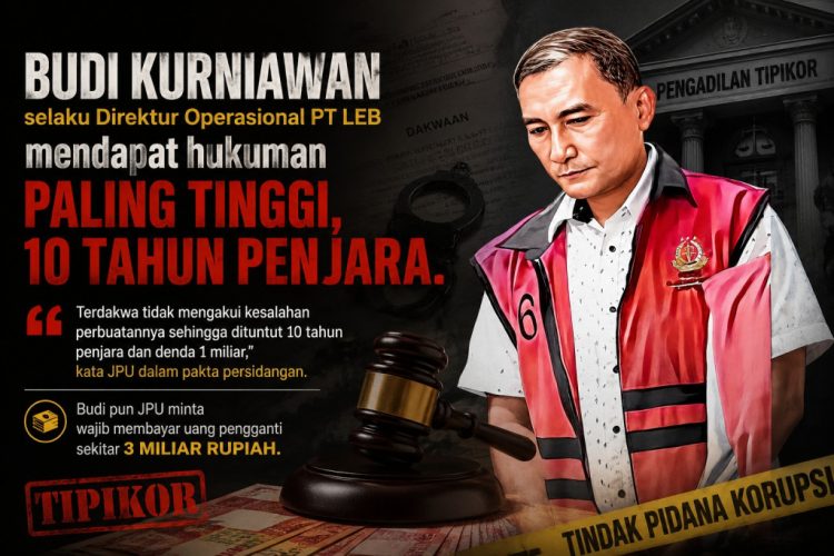 Tangis Pecah di Sidang, Budi Kurniawan Minta Hak Karyawan PT LEB Diselamatkan