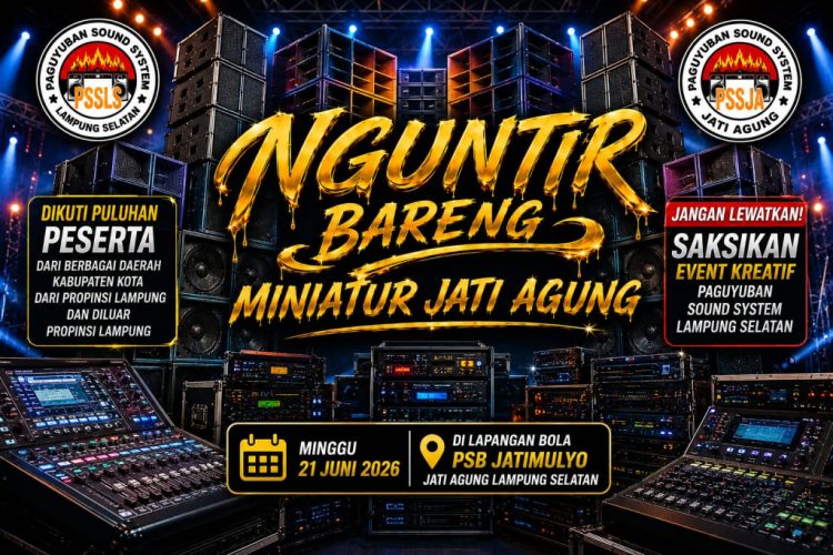 Komunitas Sound System Miniatur Siap Ramaikan Jati Agung, Hadiah Rp6 Juta Menanti