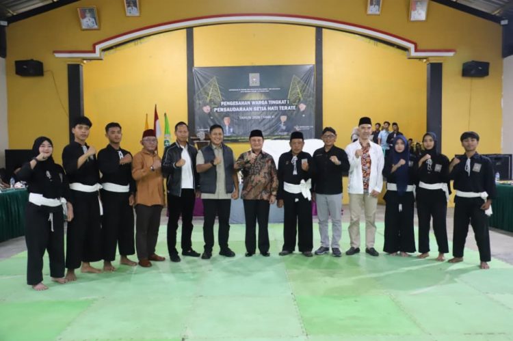 PSHT Lampung Barat Kukuhkan 224 Warga Baru, Wabup Mad Hasnurin Beri Pesan Kuat