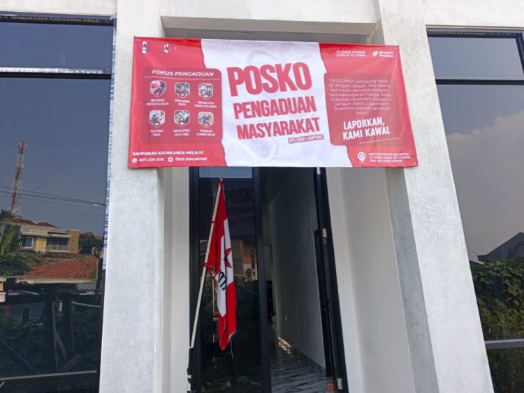 GMNI Lampung Resmikan Posko Pengaduan untuk Awasi Pelayanan Publik dan Program Pemerintah