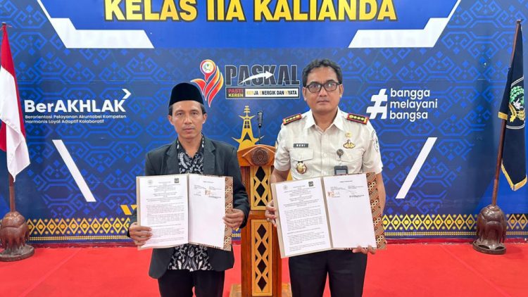 Teken Kerja Sama dengan LDTQN, Lapas Kalianda Fokus Bentuk Warga Binaan Berakhlak dan Mandiri