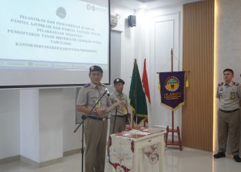 Kantor Pertanahan Pringsewu Resmi Lantik Panitia Ajudikasi dan Satgas PTSL 2026