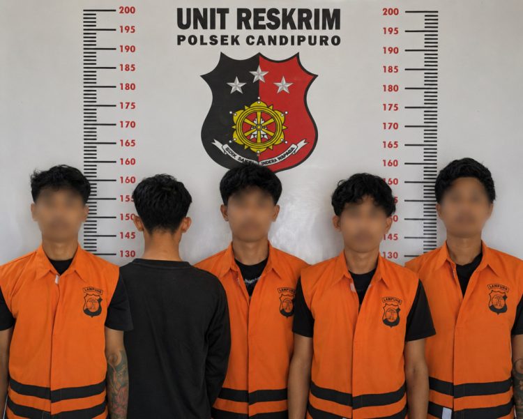 Berpura-pura Jadi Pembeli Es Teh, Sindikat Curanmor di Candipuro Dibekuk Polisi