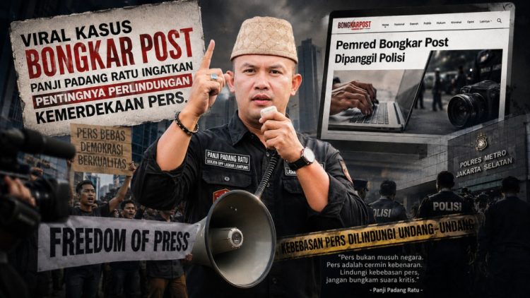 Panji Padang Ratu Soroti Kasus Bongkar Post, Sengketa Pers Diminta Utamakan Mekanisme Dewan Pers