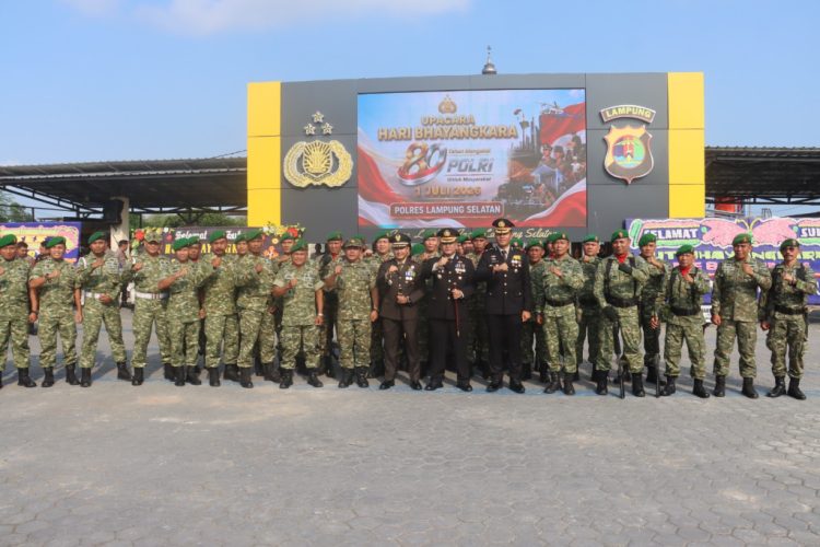 Peringatan Hari Bhayangkara ke-80, Polres Lampung Selatan Perkuat Sinergi Bersama Forkopimda dan Masyarakat
