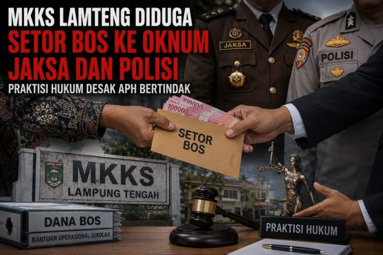 Praktisi Hukum Desak APH Usut Dugaan Setoran Dana BOS MKKS Lampung Tengah ke Oknum Jaksa dan Polisi