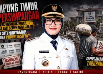 HEBOH! Warga Lampung Timur Pilih Beli Semen daripada Bayar Pajak, 10 Organisasi Pers Serentak Kritik Pemkab