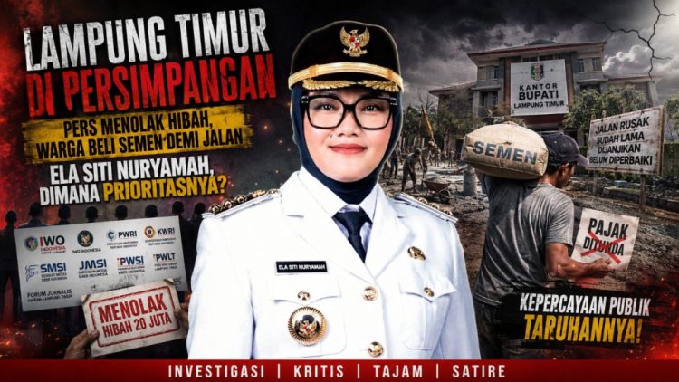 HEBOH! Warga Lampung Timur Pilih Beli Semen daripada Bayar Pajak, 10 Organisasi Pers Serentak Kritik Pemkab