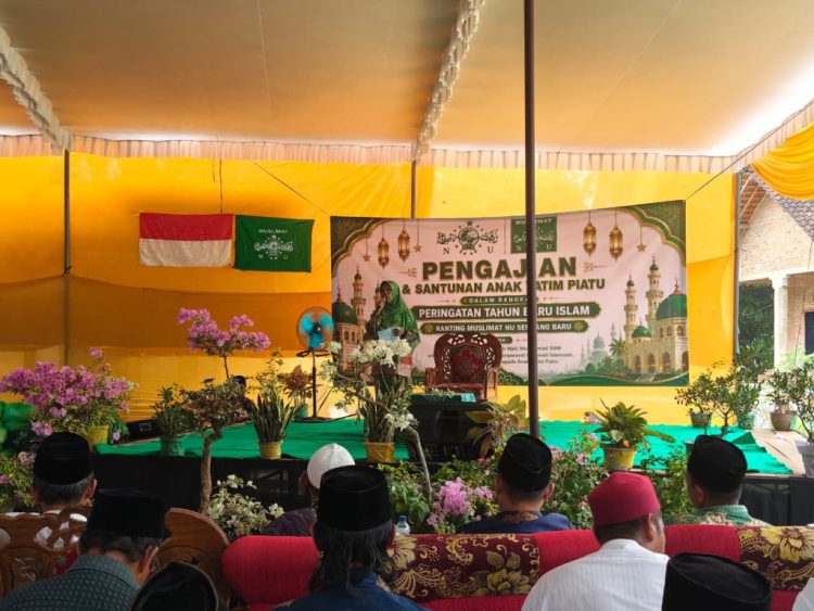 Muslimat NU Sendang Baru Salurkan Santunan Rp57 Juta dan 480 Kg Beras kepada Anak Yatim