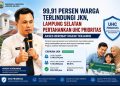 Hampir Seluruh Warga Terlindungi JKN, Lampung Selatan Lampaui Target Nasional UHC