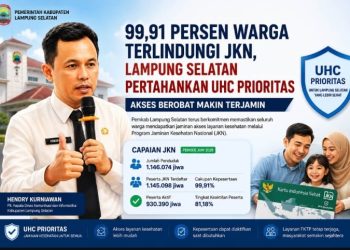 Hampir Seluruh Warga Terlindungi JKN, Lampung Selatan Lampaui Target Nasional UHC