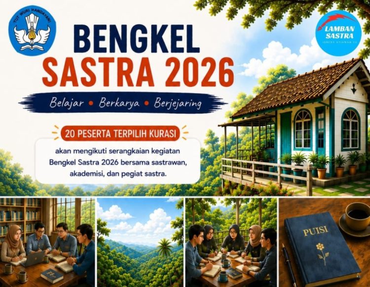 Lamban Sastra Isbedy Buka Bengkel Sastra 2026, Pelajar dan Mahasiswa Lampung Diajak Berkarya