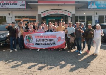Dekopinda Lampung Berangkatkan 48 Peserta Hadiri Puncak Harkopnas ke-79 di Jakarta
