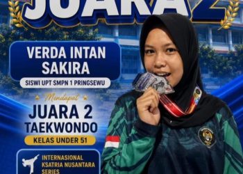 Verda Intan Sakira Harumkan Nama Pringsewu, Sabet Perak di International PBTI Series 2026