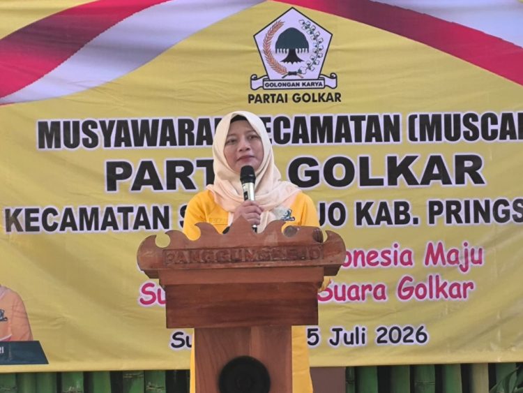 Ririn Kuswantari Tegaskan Kantor Golkar Harus Jadi Rumah Aspirasi, Muscam Sukoharjo Tetapkan Pengurus Baru