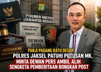 Kasus Bongkar Post Jadi Sorotan, Panji Padang Ratu Minta Dewan Pers Turun Tangan