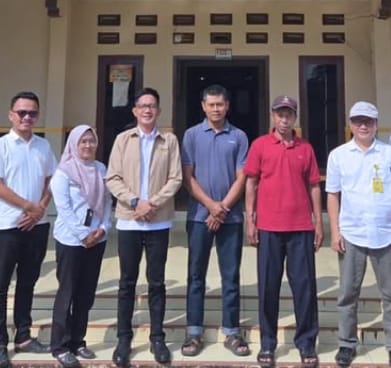 Program PTSL 2026 Berjalan di Batu Bedil, Kantor Pertanahan Tanggamus Lakukan Pendataan dan Pengukuran