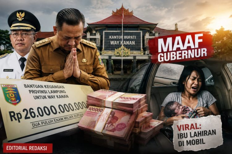 Viral Ibu Melahirkan di Mobil, Editorial Soroti Ketergantungan PAD Way Kanan pada Pajak